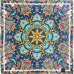 Zen Harmony Multicolor Pocket Square for Men (14X14 inches)-picture-43