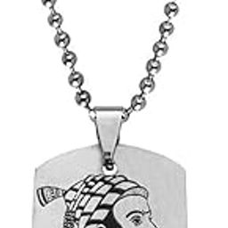 Religious Chatrapati Shivaji Maharaj Black And Silver Stainless Steel Pendant Necklace Chain SPn2022653-image-70