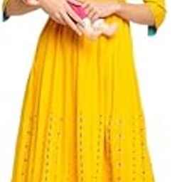 Feeding Kurti for Women| Anarkali Maternity Dress with Nursing Zip for Breastfeeding & Pregnancy in Cotton Rayon-image-56