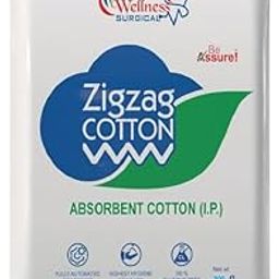 Wellness Surgical Pure Cotton Zigzag Pads for Face | Natural Chemical Free Lint | Free Soft Absorbent Pads for Makeup Removal | Skincare Salon and Spa Multi Use Beauty Cotton (300 gm set of 1)-image-70