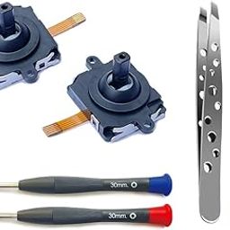 ElecGear Joystick Replacement for Oculus Quest, 2 x Left and Right Analog Thumbstick Control Sensor Module for Quest VR Glasses Headset Touch Controller with Repair Part Tool Kit-10