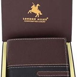 Vibe Classic Brown/Black Men's Leather Wallet-image-4