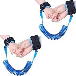 AAMATY 2 Pcs Child Safety Wristband – Anti-Lost Wrist Link for Toddlers & Kids, Soft & Adjustable Harness Strap for Walking Safety (Multicolor)-image-12
