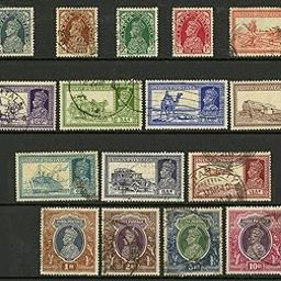British India Pre Independence 1937-1940 King George VI KGVI Stamps Complete Set to 10Rs Fine Used (Postmarks May Vary)-picture-25