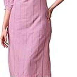 Women's Cotton Woven Striped Summer Offie Wear Straight Kurta with Pant Set | Kurta Set for Women | Kurta | Ethnic Set | 3/4 Sleeve | Co-ord Set for Women Stylish-image-48