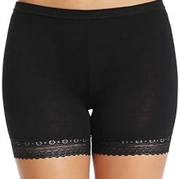 Women's/Girl's Cotton Lycra Shorts with Lace Trim - Cycling/Under Skirt/Night Shorts, Free Size-image-40