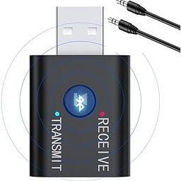 Bluetooth 5.0 2 in1 Transmitter Receiver Converter Car Wireless Audio Adapter USB 3.5mm Aux for All Compatible Devices-19