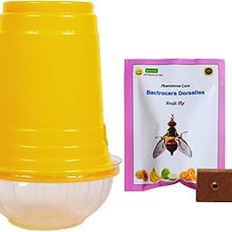 Fruit Fly Trap with Dorsalis Lure (Yellow) (10 Units)-image-84