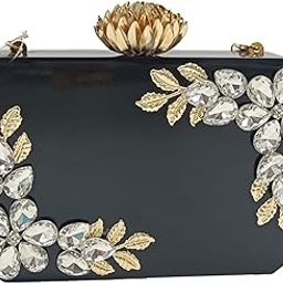 Women's Clutches Resin Box Clutch Marble Clutches for Woman Bridal Handbag with Sling & Buckle Charm-image-63