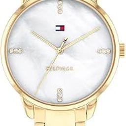 Tommy Hilfiger Quartz Analog White Dial Stainless Steel Strap Watch for Women-NETH1782546-image-3