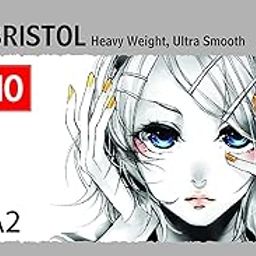 Brustro Bristol Ultra Smooth Paper 250 GSM, Size - A2, 10 Sheets-2