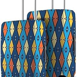 Polyester Protective Luggage Cover Set of 2 (Small-Medium) - Pattern Design-47