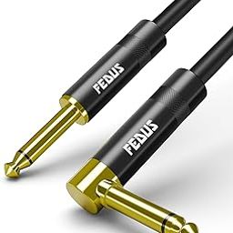 FEDUS Guitar Cable 1.5 Meter Guitar Jack Cable, Electric Instrument Cable Bass AMP Cord for Electric Guitar, Bass Guitar, piano keyboard, Mandolin, Amplifier, Speaker, 1/4 inch Mono Jack 1/4" TS Cable-image-71