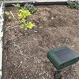 Upgraded Solar Ultrasonic Animal Repellent Outdoor, Deer Repellent Devices Squirrel Cat Raccoon Rabbit Dog Deterrent, Keep Rodent Chipmunk Away Motion Detection with Flash Light for Yard Garden Lawn-image-37