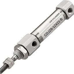 SLVC Stainless Steel Slim Air Pneumatic Cylinder, CDJ2B 12-21, M5 Port, 12mm Bore, 21mm Stroke, Double Acting Single Rod (Pack Of-1)-image-62