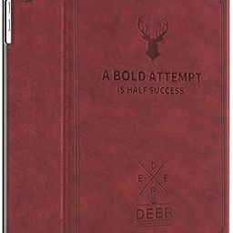 Robustrion Cover for Realme Pad 10.4 inch Cover Case Deer Pattern Flip Realme Pad Tablet Cover - Deer Wine Red-picture-13