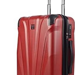 Leolite Small Luggage | Maroon Expandable Polycarbonate 8 Spinner 360° Silent Wheel Trolley Suitcase Cabin Luggage with Built in TSA Lock | Premium Hard Luggage Bag - 58CM-image-53