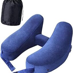 Travel Neck Pillow for Car Plane Outdoor Use Ergonomic Office Napping Pillow Navy Blue-image-48