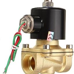 Generic AZH-UK-98552-2W-200-20 Ac220V 3/4 Inch Brass Electric Solenoid Valve Water Air Fuels-15