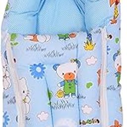 Kwitchy New Born Baby Sleeping Bag Cum Carry Nest Bed (0-6 Months) Blue-image-13