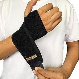 Nivave Wrist Support Brace Neoprene Stretchable with Thumb Loop, Pain Relief and Stability (Single PIece, 1, Black, One Size)-image-25