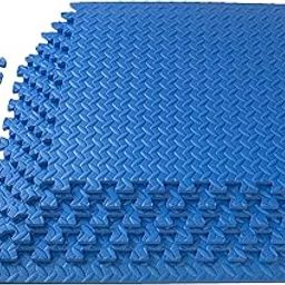 Kobo AC-62 Puzzle Exercise Mat, EVA Foam Interlocking Tiles, Protective Flooring for Gym Equipment and Cushion for Workouts (6 Feet x 4 Feet)-8