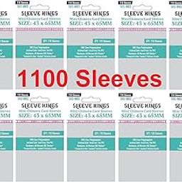 Sleeve Kings Mini Chimera Card Sleeves 43 X 65 mm (10x110 Pack, 1100 Sleeves)-image-9