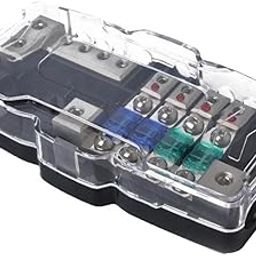 MILAAN 4 Ways Car Audio ANS Fused Power Distribution Block 2X 0/2GA in 4X 4/8GA Out-picture-23