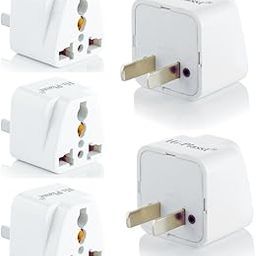 Hi-Plasst (Pack of 5) India to USA Converter - Type A Plug Adapter for USA, Canada, Mexico, Japan, Thailand, Philippines - US Travel Adapter, 2 Pin Plug Adapter-29