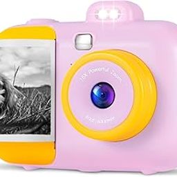 Kids Camera Instant Camera, Kids for 3-12 Year Old Girls Boys, Kids Digital Camera Instant Print with Print Paper, Toddler Kids Toys, 4 5 6 7 8 9 10 Year Old Girl Gifts-image-27