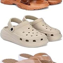 Women's Comfortable Sandal,Casual Lightweight Sandal for Everyday Wear | BT-(3-COMBO)-1890-OO1-1860-22