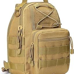 Lightweight Tactical Sling Backpack – Chest Pack for Hiking, Camping, Outdoor Sports – Water-Resistant & Compact Gear Bag-33