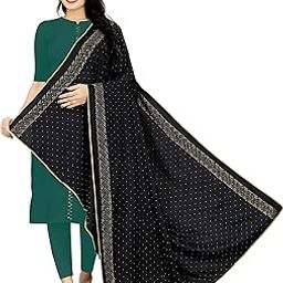Women's Traditional Stone Work Chadar100% Rayon Cotton Soft Long Skin-Friendly Namaz Hijab/Shawl Suitable for Every Occasion_44-image-83
