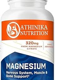 Magnesium Capsules 90 Count, Supplement for Nervous System, Muscle and Bone Support.-image-98