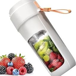 Rhonnium Personal Juice Blender Bottle | Mini Portable Personal Blender Bottle | 340ML Fresh Fruit Portable Blender-image-73