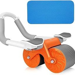 ANTIMERO Ab Roller Wheel Automatic Return Abdominal Wheel Home Gym Strength Training(Abdominal Wheel), Orange-image-56