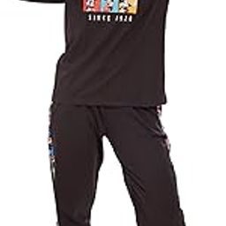 Women’s Mickey Mouse Printed Full Sleeve T-Shirt and Joggers Track Suit Co-ord SetD326-picture-30