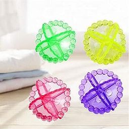 Tabrecta 12pc Silicon Washing Machine Cloth Wash Brush Cleaning Ball | Wash Without Detergent Soft Fabric Washer Helper Cleaning Ball (Multicolor Pack of 12)-picture-10