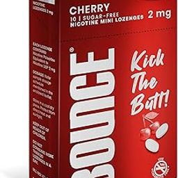 Rubicon BOUNCE Nicotine Mini Lozenge 2 Mg | Cherry Flavour, Sugar Free | USFDA Approved | Helps Quit Smoking | 20 Packs of 10 Lozenges-image-78