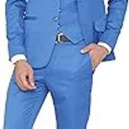 Men's Polyester Cotton and Evening 3 Pc Suit-image-6