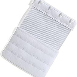 Womens Bra Extenders Soft Elastic Bra Extension Strap Adjustable Combo Pack, White, Bra Hooks Extender 4 Hook-image-16