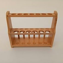 Elmo CH0003C Wood Test Tube Rack, 13 Holes, 6 Pins - 2 Shelves, 20-25 cm-picture-11