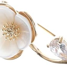 Pearl Floral Brooch Pin | 18k Gold Plated | Trendy, Lightweight & Comfortable | Stylish & Tarnish-Resistant | Qty : 1pc-image-52