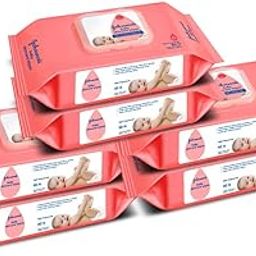 Johnson's Baby Wipes With Lid Combo Offer Pack 4 Plus 2 Free, 6 x 80s (480 wipes)-image-53