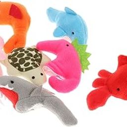 LR Decor Cartoon Funny Finger Puppets Doll Baby Hand Puppet Toy Sea Set-image-46