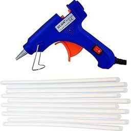 HOTGUN Glue Gun 20W Blue with 10 Transparent Sticks Standard Temperature Wired (7 mm)-image-87