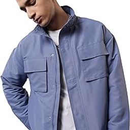 Men's Polyester Standard Length Jacket KHJK000152-image-12