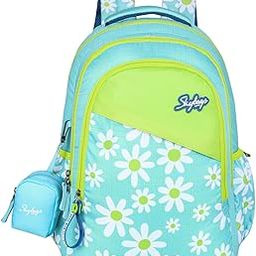 Bloom 30 Litres Neon Green School Bag For Girls-image-61