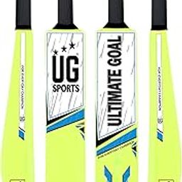 UG Sports | Light Weight Fiber Plastic Cricket Bat Perfect for Synthetic & Tennis Ball | UV Digital Printing | Plastic Bat for Kids | Sky Blue Sticker | 28.3 X 4.5 Inches (Green, Size 3)-image-82