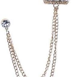 ™ 3xCharming Chain Brooch Crown Crystal Women Men's Tassel Brooch Pin Corsage | Pins & Brooches | Fashion Jewelry-image-44